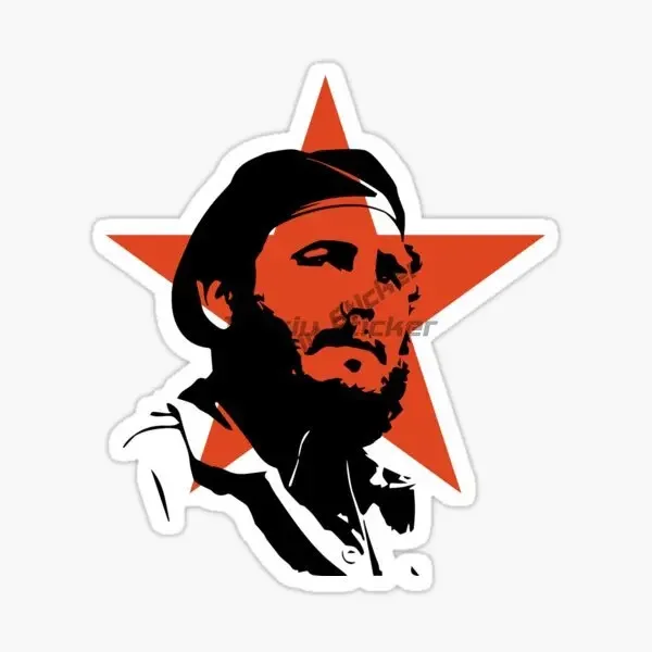 Cuba Flag Badge Waterproof PVC Sticker for Covered Scratch Decorate Wall Room Truck Motorcycle Helmet Table Car Van Bicycle