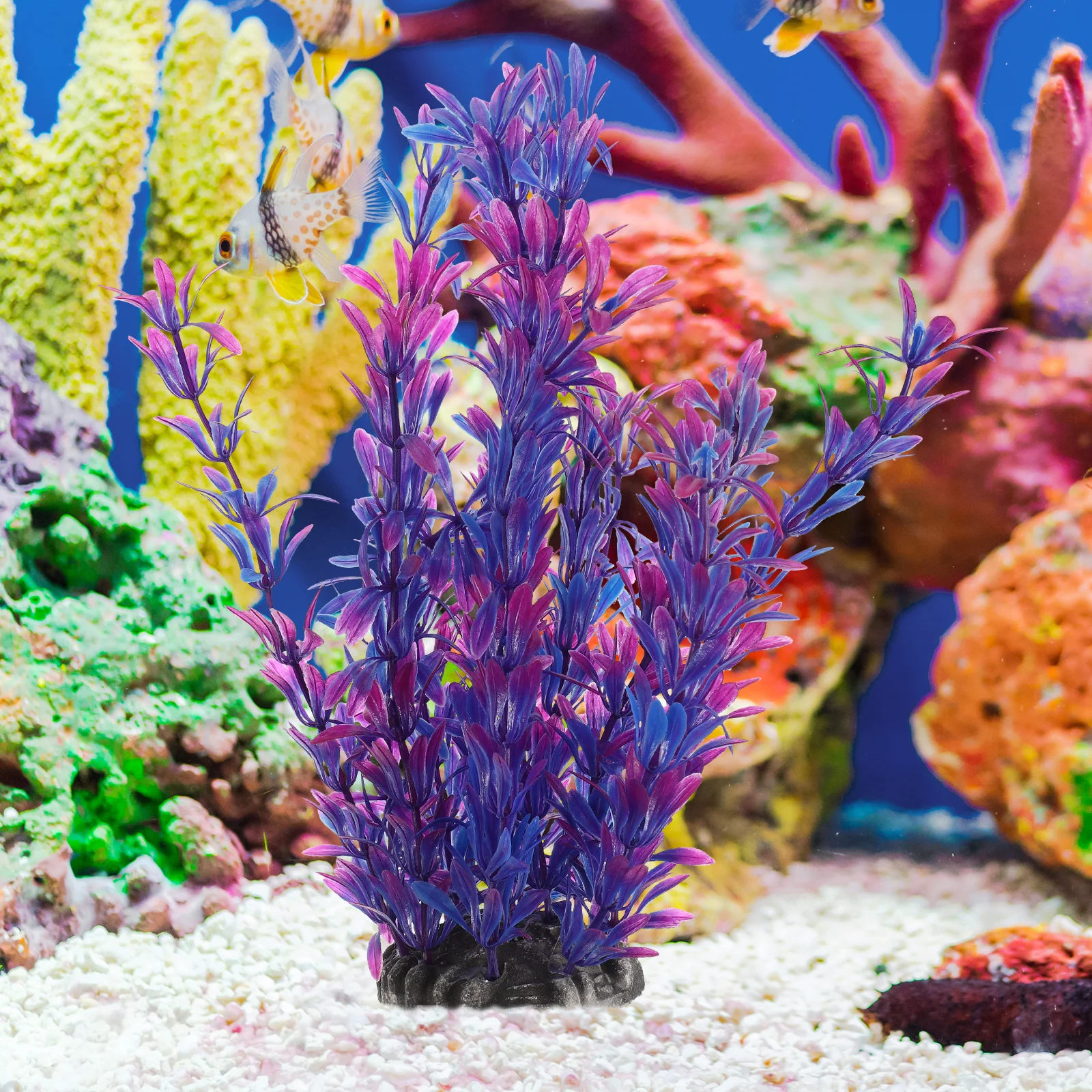 

Fish Tank Aquatic Plant Simulation Decoration Lifelike Plastic Aquarium Plants for Fish Tank Reptile Terrarium Landscape