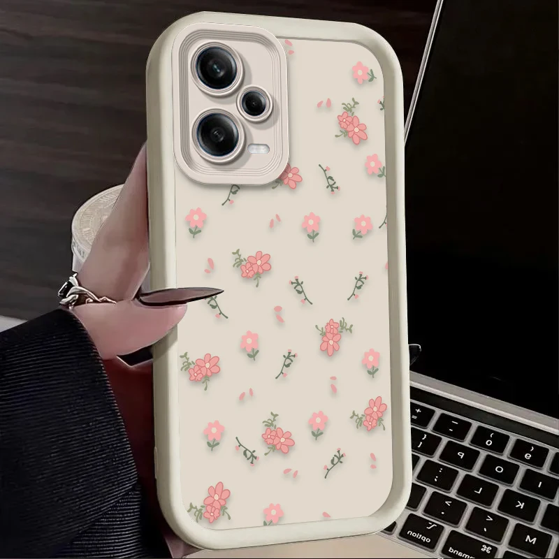Retro Tulip Flower Phone Case for Xiaomi Redmi Note 13 14 14S 12 11 Pro Plus 5G 12S 11S 10S 10 9 Redmi 14C 13C 12C 12 4G Cover - Image 5