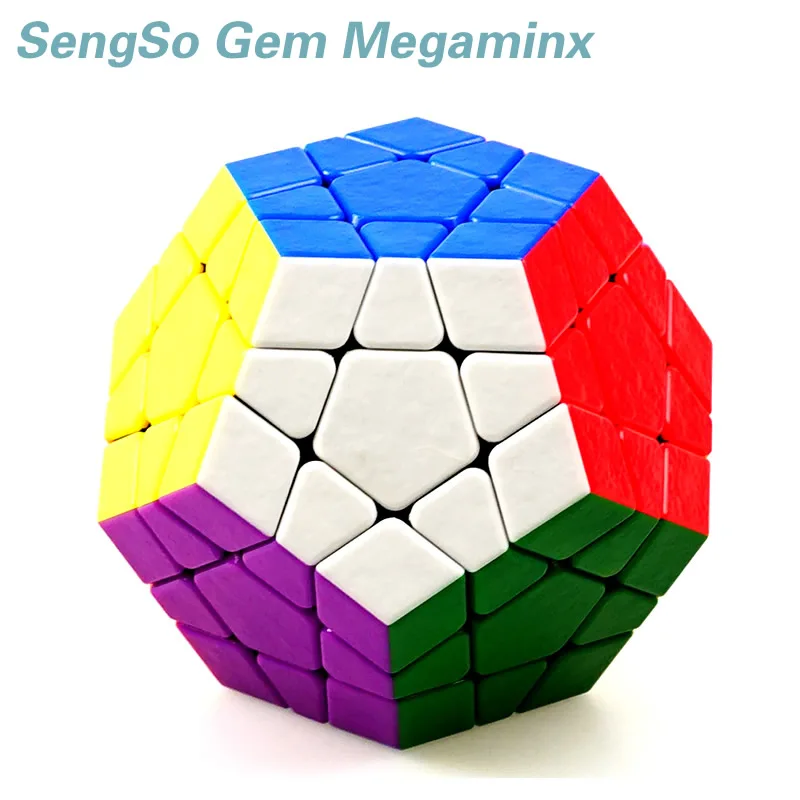 Sengo Gem 3x3x3 Megaminxeds Zauberwürfel ShengShou Dodekaeder Neo Speed Twisty Puzzle Denksportaufgaben Antistress Lernspielzeug