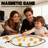 33 MM Magnetic Chess Game Portable Interactive Magnet Board Family Kids Adults Strategy Educational Puzzle Tabletop Classic Game