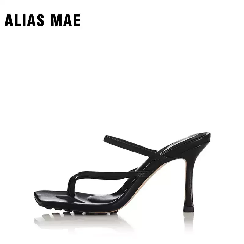 

ALIAS MAE Charming women's thin strap square toe high heels | Buckle design comfortable slip-on weekend casual casual shoes