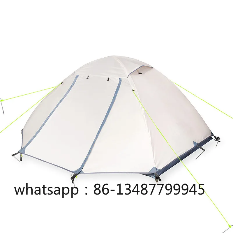 

Двухслойная палатка, портативная складная палатка для кемпинга, непромокаемая, утолщенная, солнцезащитная, для пляжного кемпинга, оборудование для кемпинга