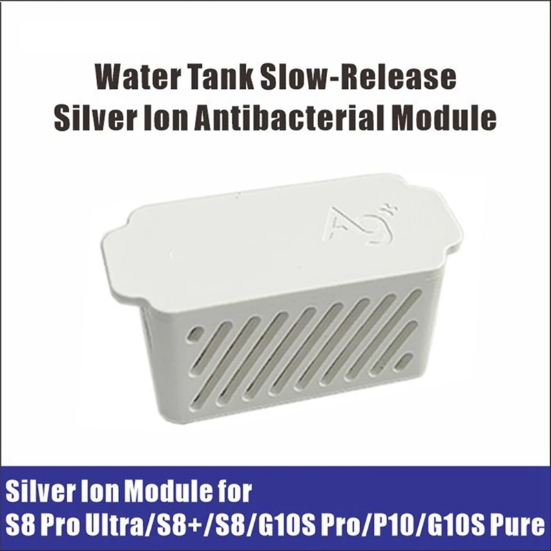 2ชิ้นสำหรับ roborock S8 Pro โมดูลไอออนเงินพิเศษ bacteriostatic สำหรับ S7 Pro อัลตร้า/S7 MaxV อัลตร้า/G10S pro/ P10/G10S/S8 +/S8