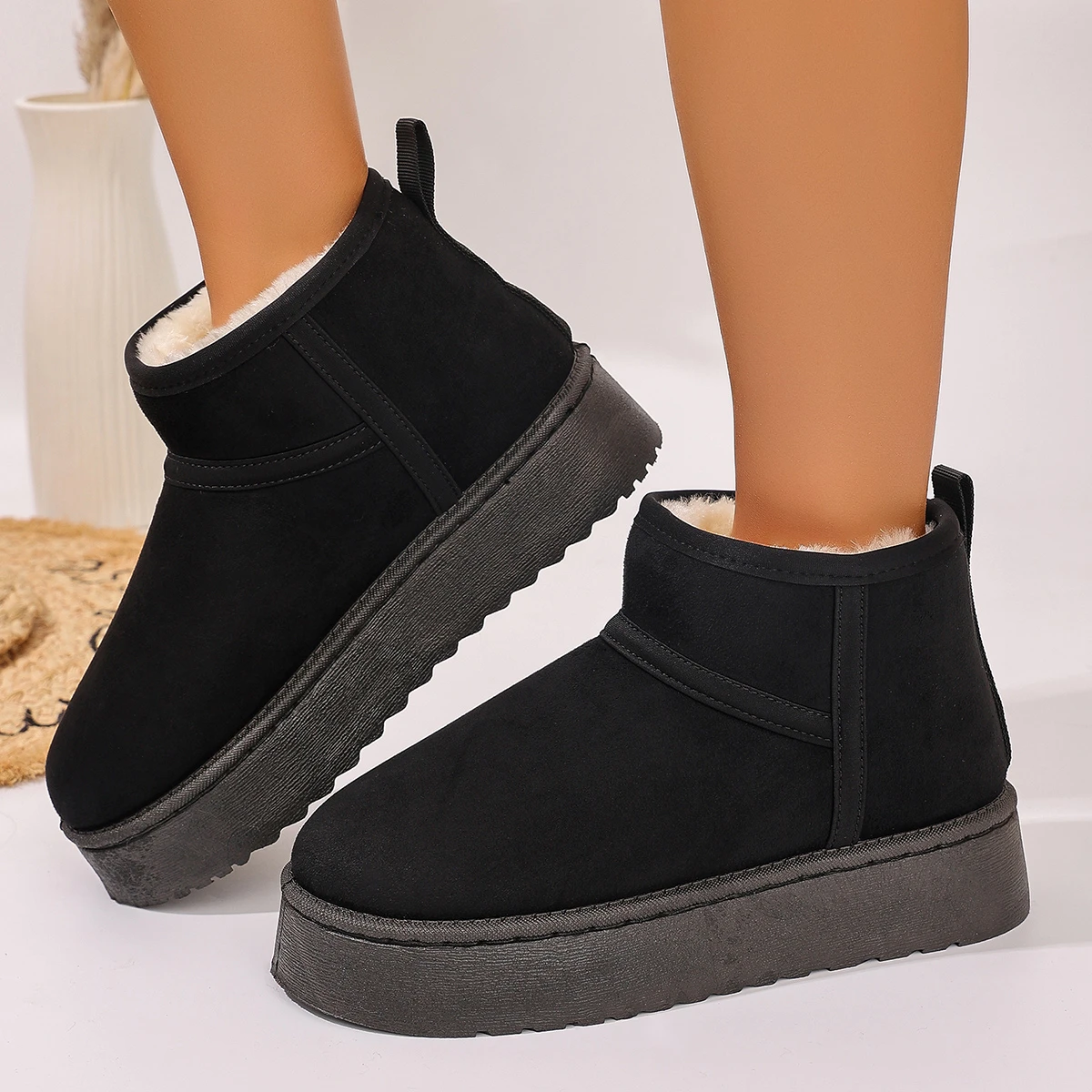 New 2025 Women Winter Ultra Mini Boot Designer Australian Platform Boots for Leather Warm Ankle Fur Booties Luxury Boots