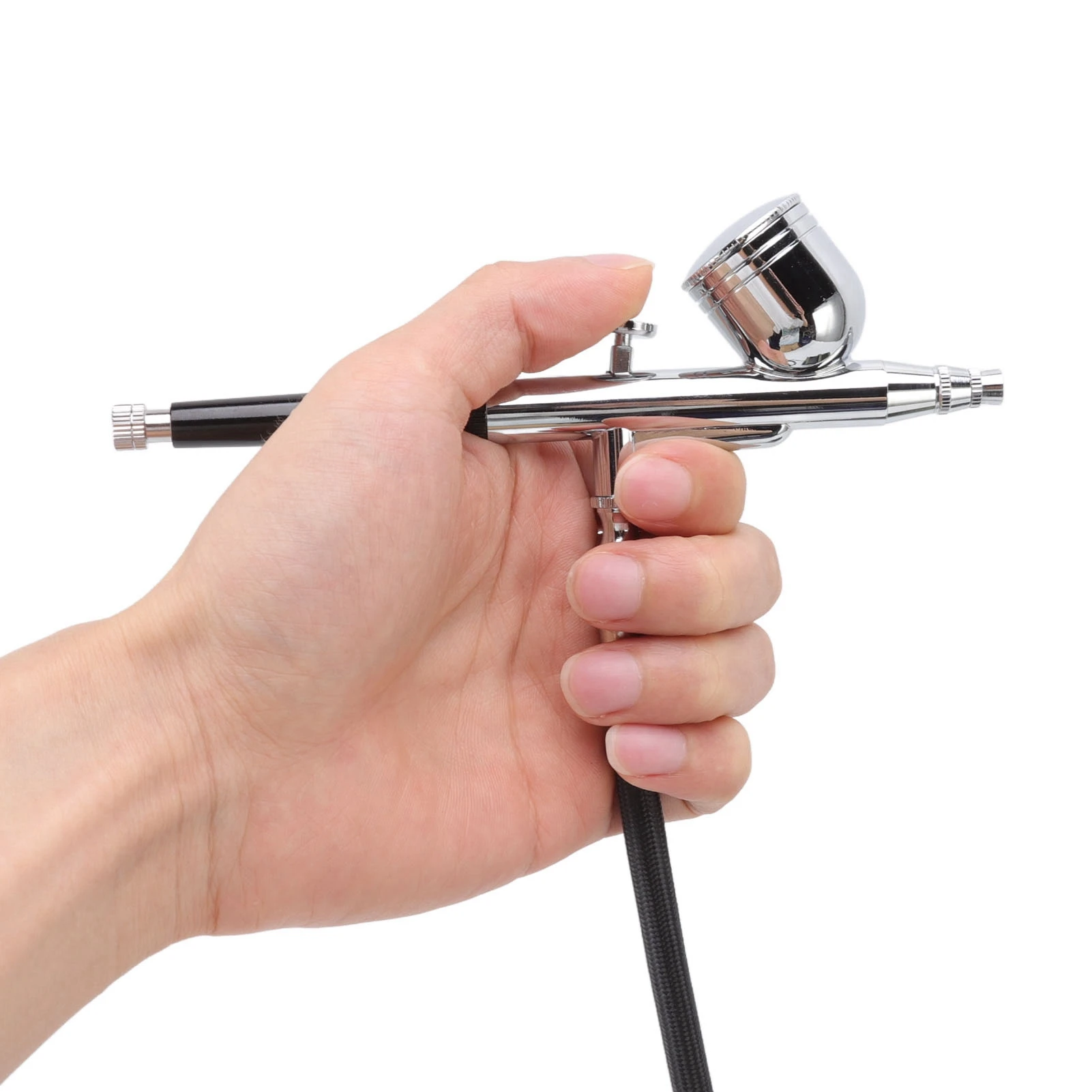 Airbrush Compressor Kit Professional Airbrushing System Kit Powerful Adjustment Oil  Air Compressor Airbrush Paint System