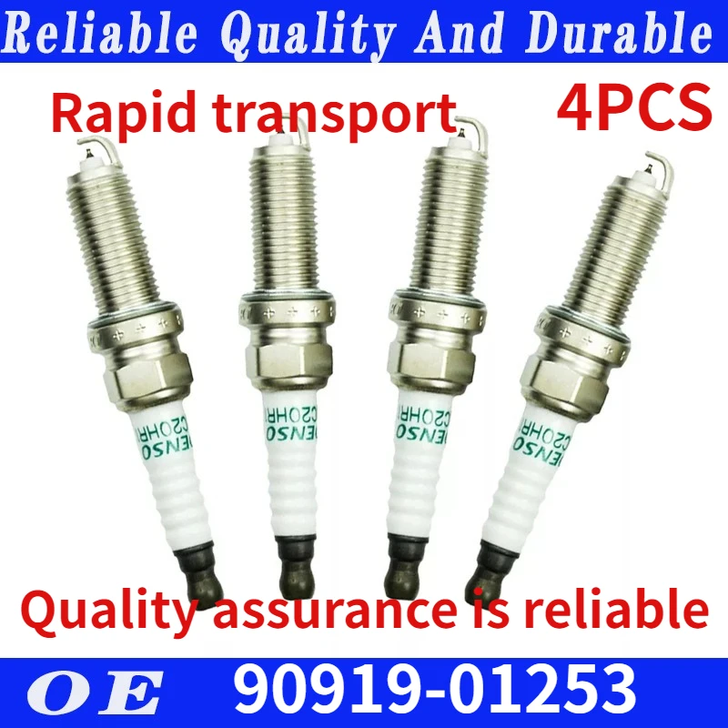 

4PCSHigh quality Brand New Iridium Spark Plug For Toyota Corolla Prius Lexus Scion 9091901253 90919-01253 SC20HR11 SC20HR-11