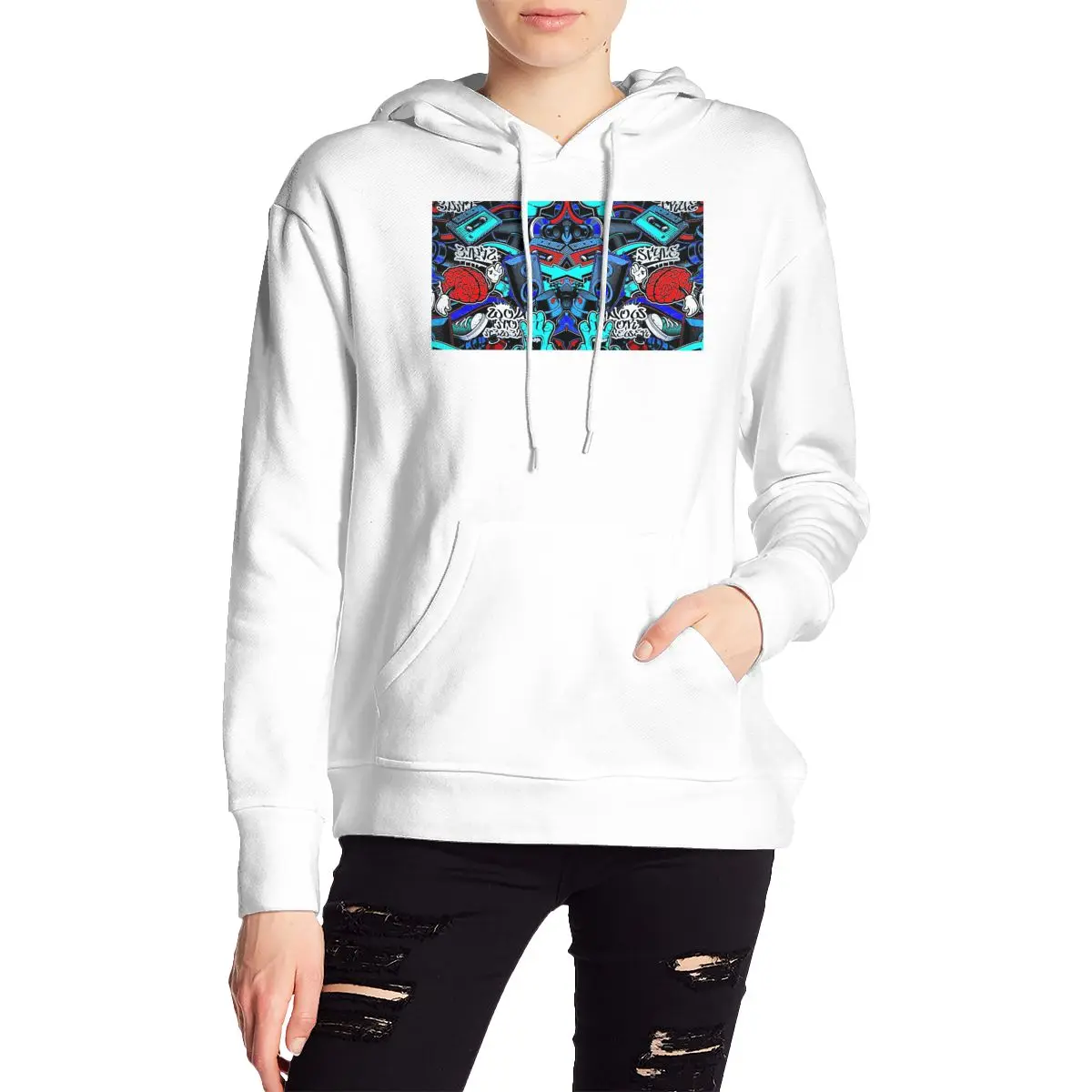 

Худи с городским узором в стиле хип-хоп, граффити, уличное искусство, пуловер в стиле хип-хоп, осень-зима, мужская и женская толстовка для пар, топы с длинными рукавами