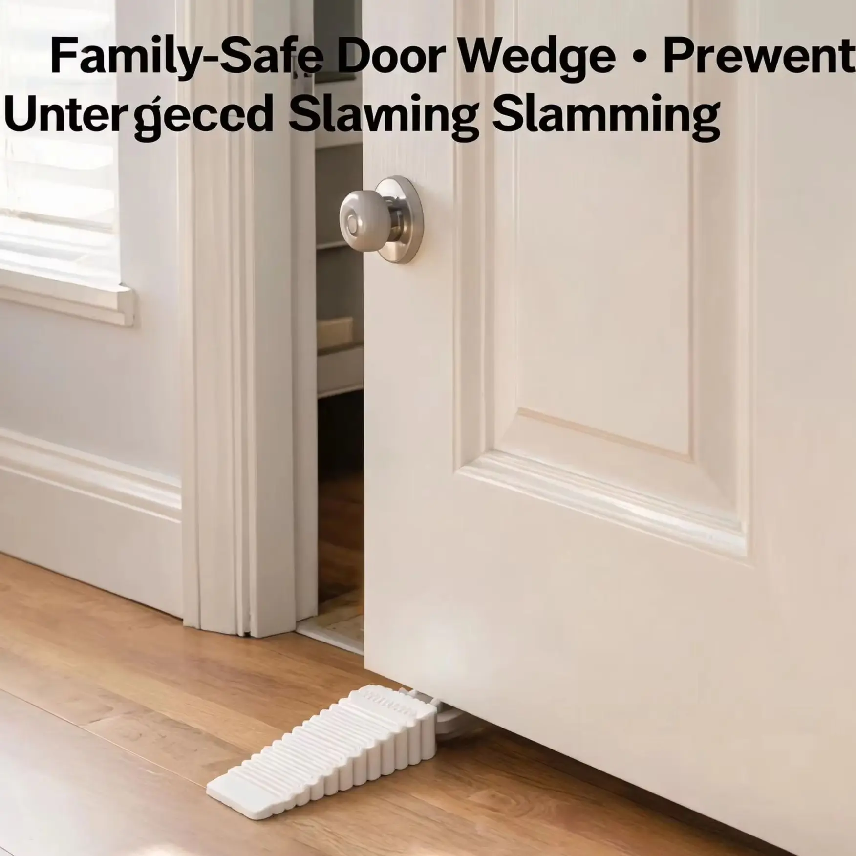 Silicone Door Stop Wedge Safety Stoppers Reusable Shock Absorbent Home Office Anti-Folder Hand Door Stopper Anti-collision Stop