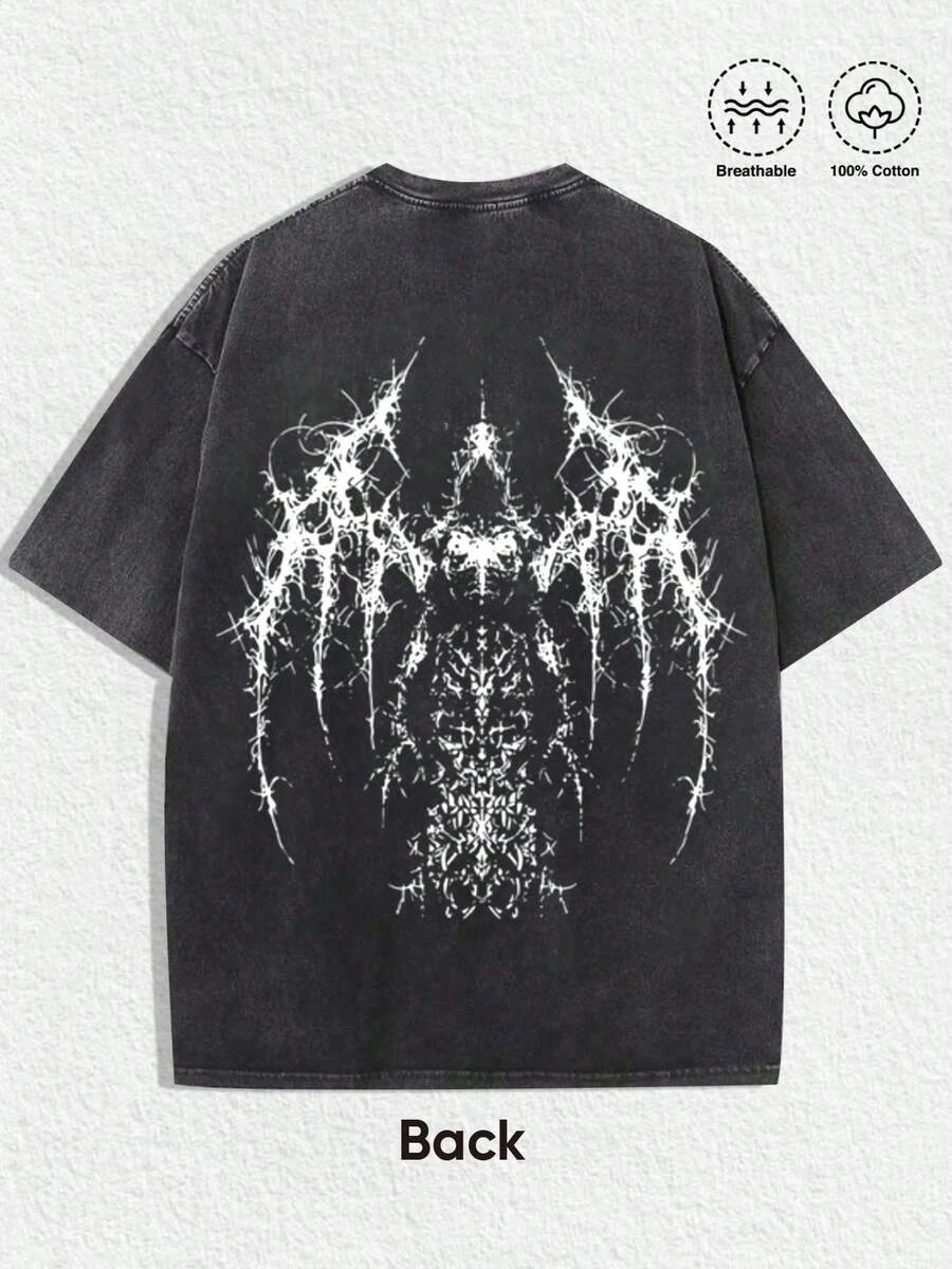 The Retro and Breathable Cotton T-shirt with The 