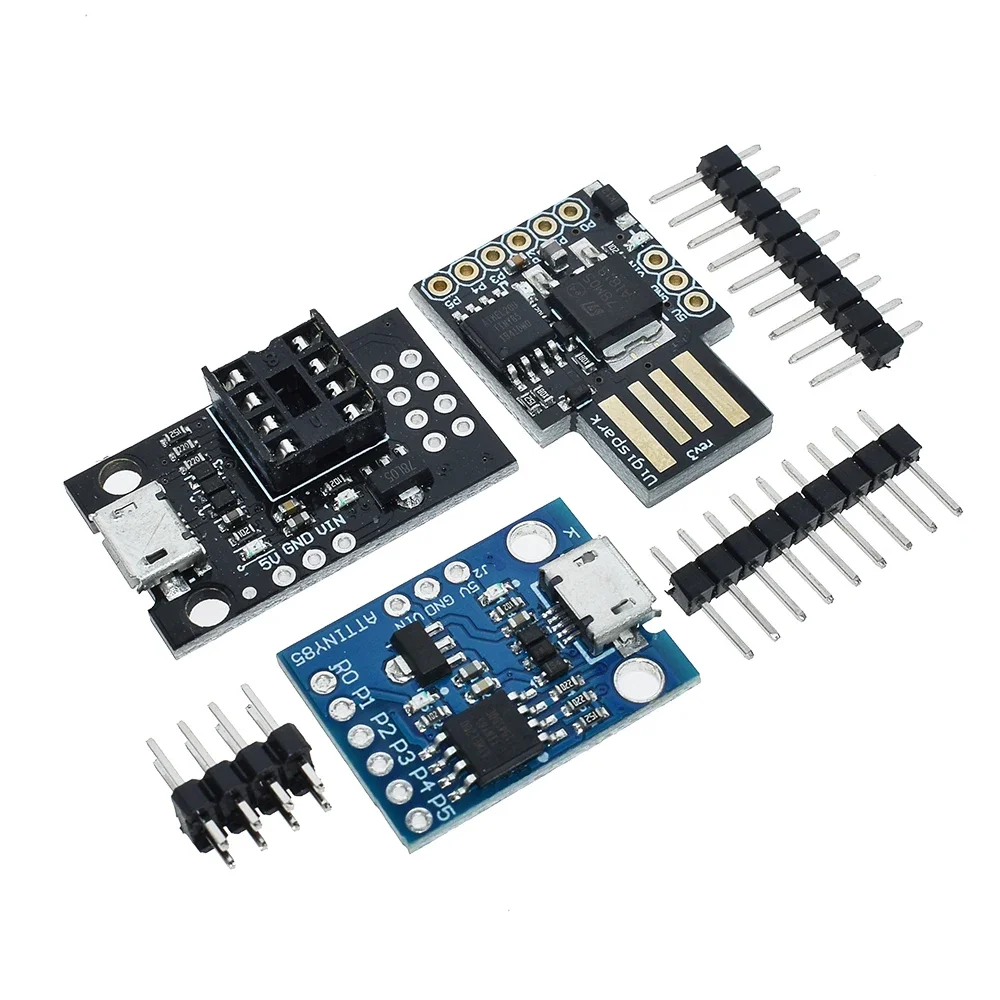 

official Blue Black TINY85 Digispark Kickstarter Micro Development Board ATTINY85 module for Arduino IIC I2C USB