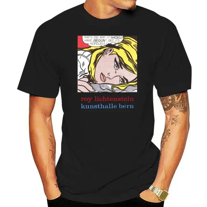 Roy Lichtenstein - Kunsthalle Bern T-Shirts Size S,M,L,Xl,2Xl White Color Free Style Tee Shirt