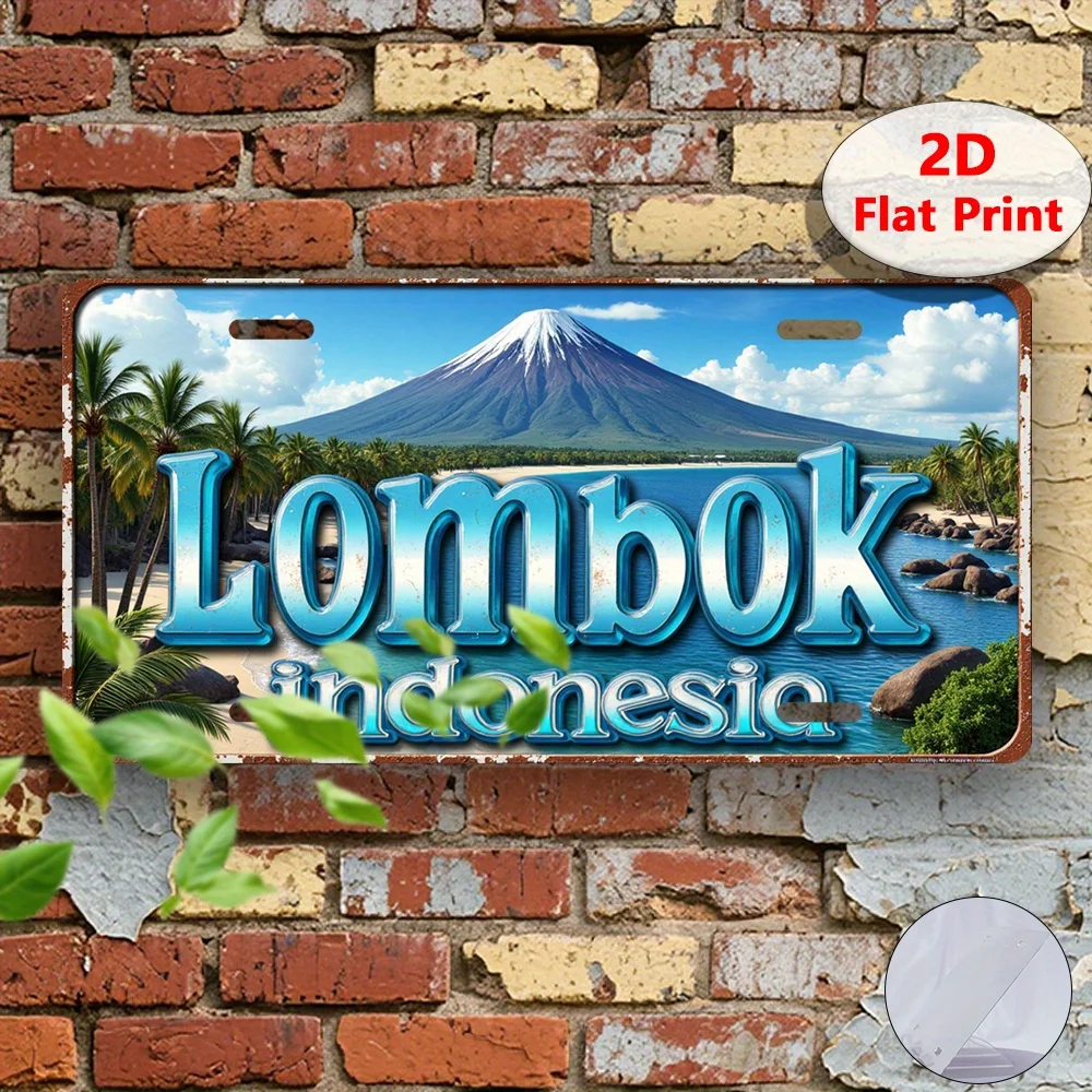 Home Office Bali - Arte de pared metálico de estilo