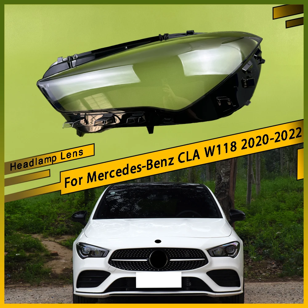 

Прозрачный абажур из плексигласа, корпус фары, крышка абажура для Mercedes-Benz CLA W118 2020 2021 2022