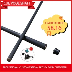 Billiard Cue Carbon Fiber Shaft Customized Factory Direct OEM Customized  Black Technology Billiard Cue Pool Cue Accessories