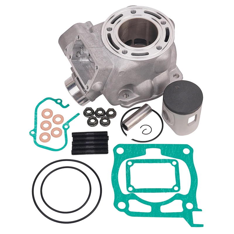 Motorcycle Accessories Cylinder Block+Piston+Rings+Head Complete Gasket Kit 54mm (Cylinder Diameter) For Yamaha YZ125 2005-2022