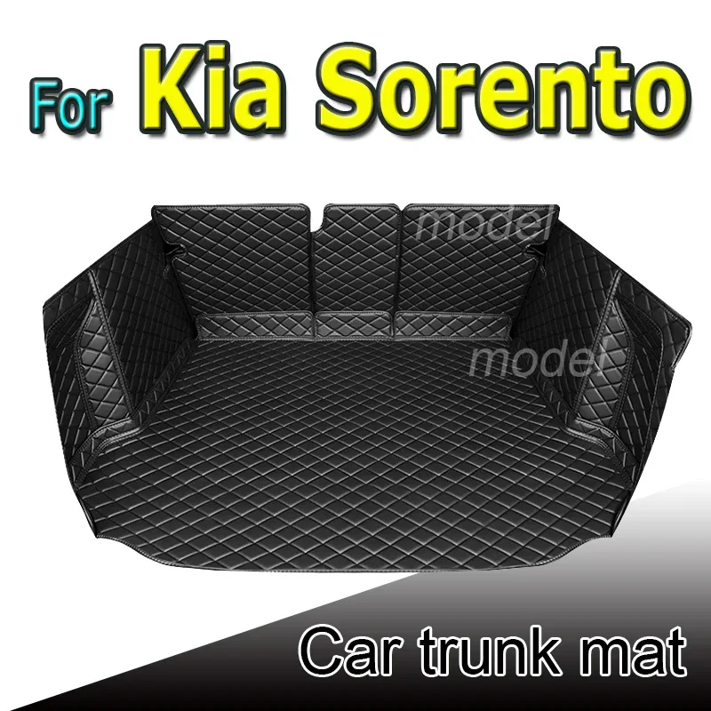 Trunk Mats For Kia Sorento Prime UM 5 Seats 2015 2016 2017 2018 2019 Carpets Automobile Accessories Car-styling Car Cargo Liner