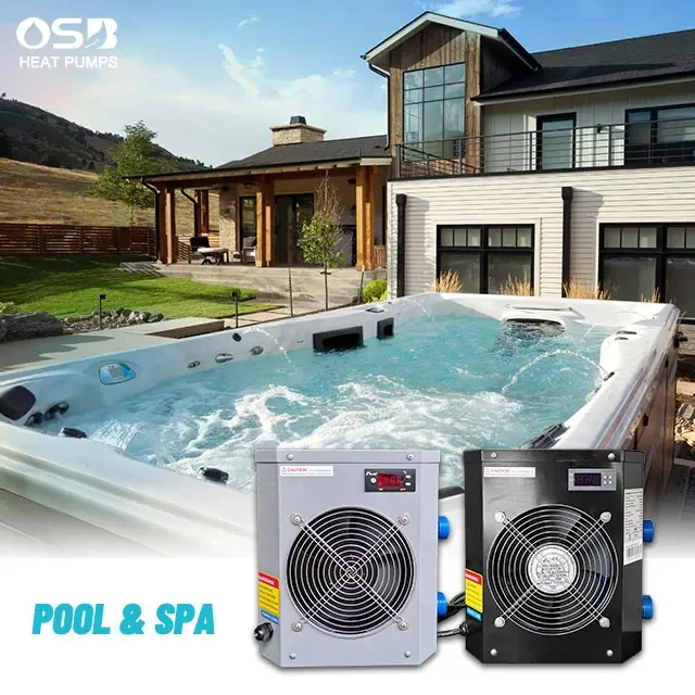 Mini Swimming Pool Air Source Heat Pump Water Heater Chiller Pool Heat Pump Four Way Valve