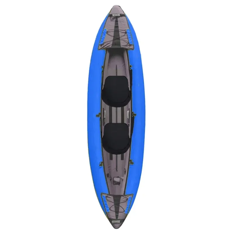 Kayak inflable profesional al aire libre para 2 personas, bote de remos inflable con remo para juegos deportivos