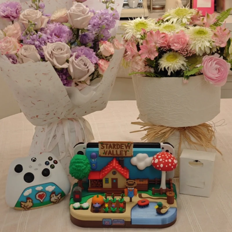Switch Dock Stardew Valley Farm Theme Decorative Charging Stand Gaming Console Holder For Switch Oled And Regular Models view 3