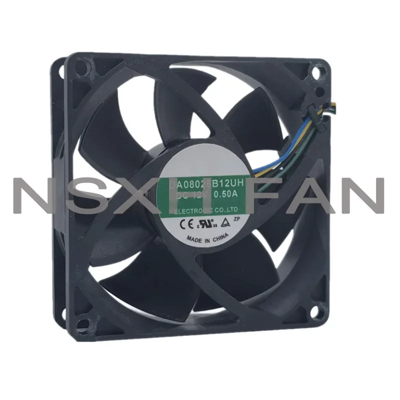 Ventilador enfriador de CPU DA08025B12UH, DC12V, 0.50A, 8CM, 8025, 80x80x25MM, nuevo