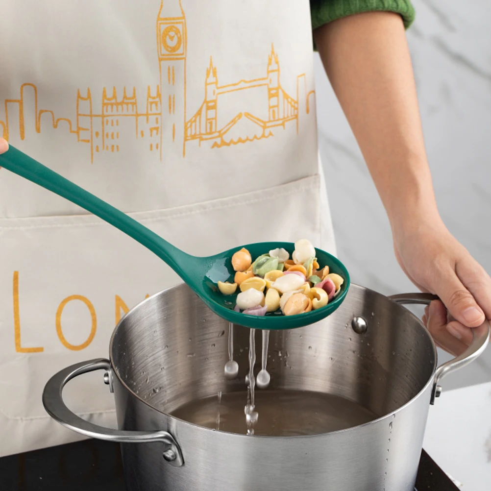 

1Set Silicone Cooking Shovel Slotted Spoon Kitchen Utensil Non-Stick Practical Kitchen Tool Spatula and Slotted Spoon