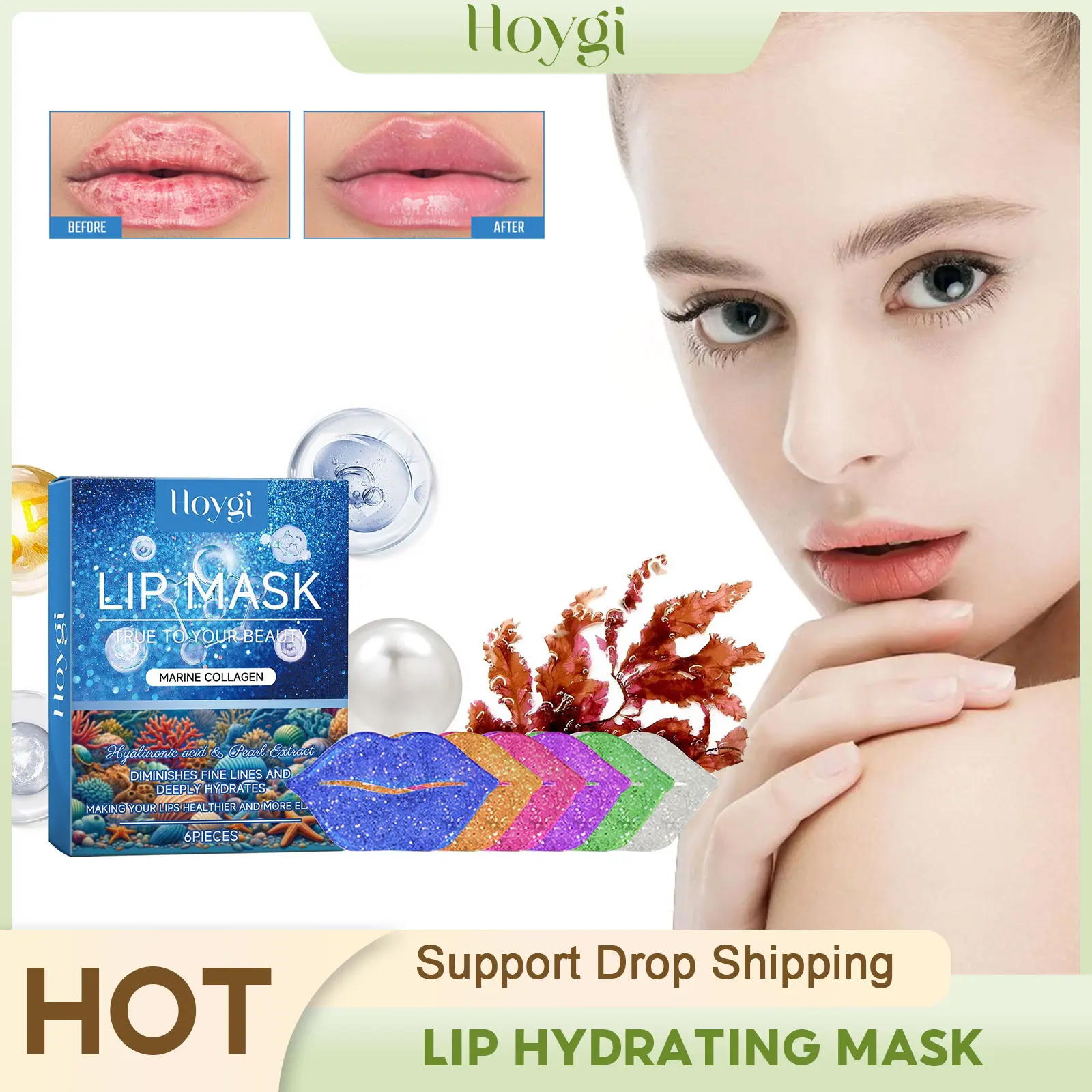 

Lip Hydrating Mask Lightening Fading Lip Lines Nourishing Night Sleep Maintenance Dry Cracked Peeling Repair Lip Care Product