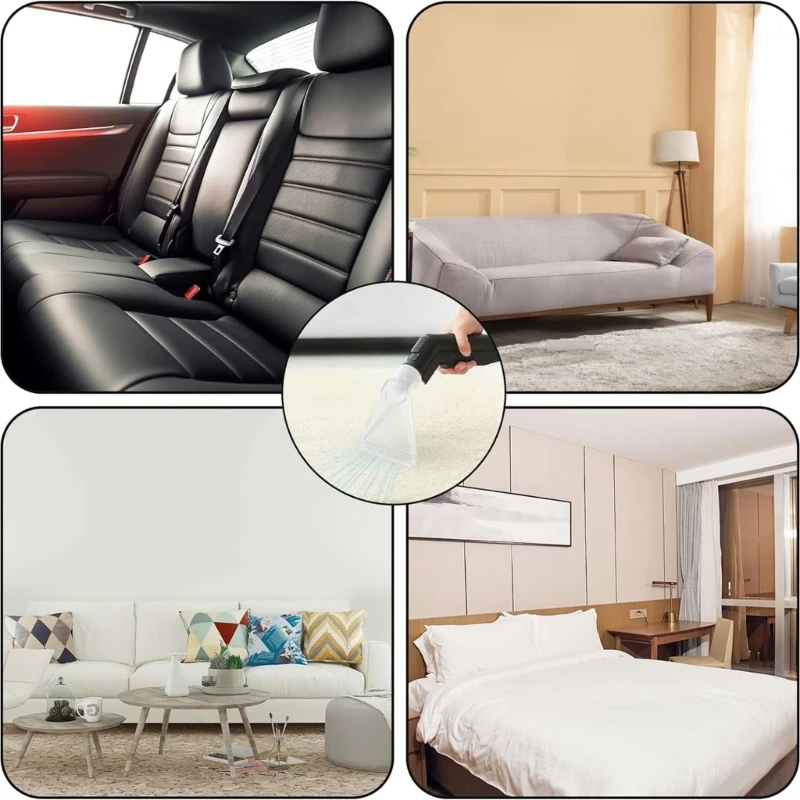 2 Buah Nozel Ekstraksi Kepala Gosok Plastik Tahan Lama Nozel Pelapis Portabel Perlengkapan Penyedot Debu untuk Vakum