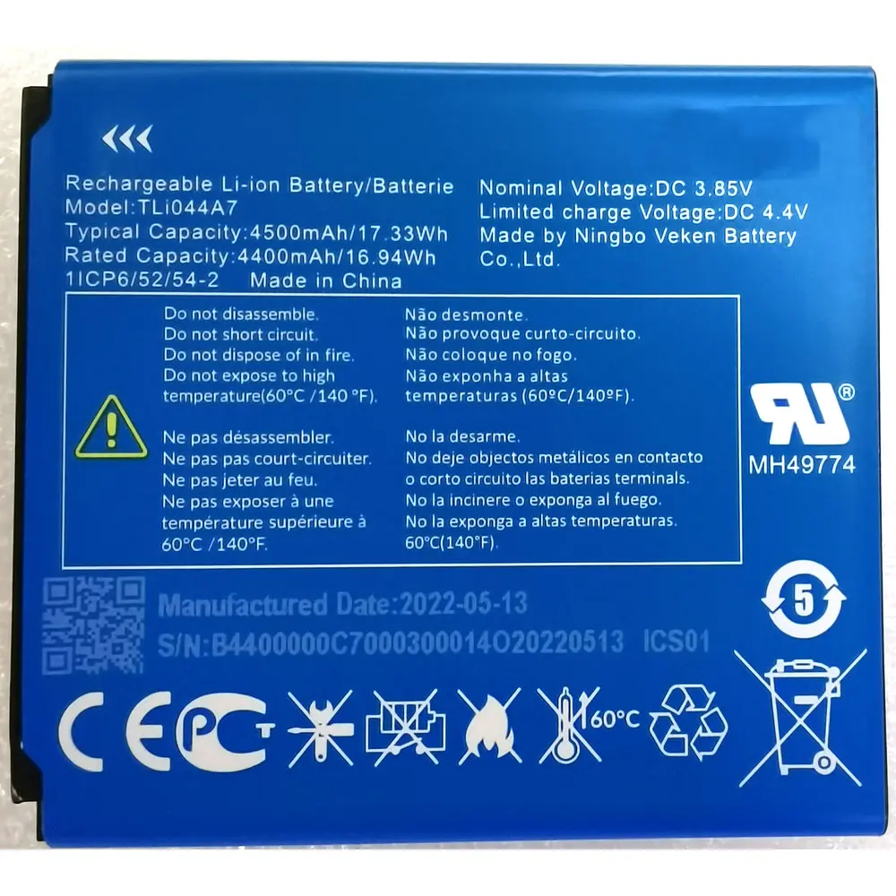New TLI044A7 TLI043C7 TLI043F1 Rechargeable WIFI Battery for TCL CAB4400000C7 Portable Wireless Router