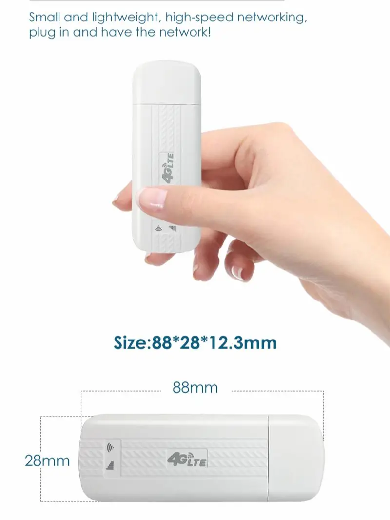 Zbtlink Mở Khóa Điện Thoại Di Động USB 4G LTE Modem Không Dây Dongle Wifi Router 150Mbps Với SIM Khe Cắm Thẻ Túi Cho xe Du Thuyền Ngoài Trời