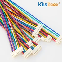 Keszoox-Cable JST de 2,5 MM XHP-2 XH2.54 2-10P, Conector hembra con longitud de 10-100cm, Cable de 22AWG, soporte personalizado