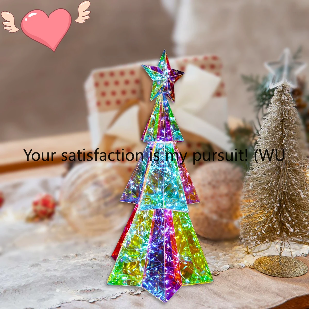 60Cm Christmas Tree Ornament Christmas Decoration Transparent Symphony Lights Christmas Tree Living Room Decoration Atmosphere