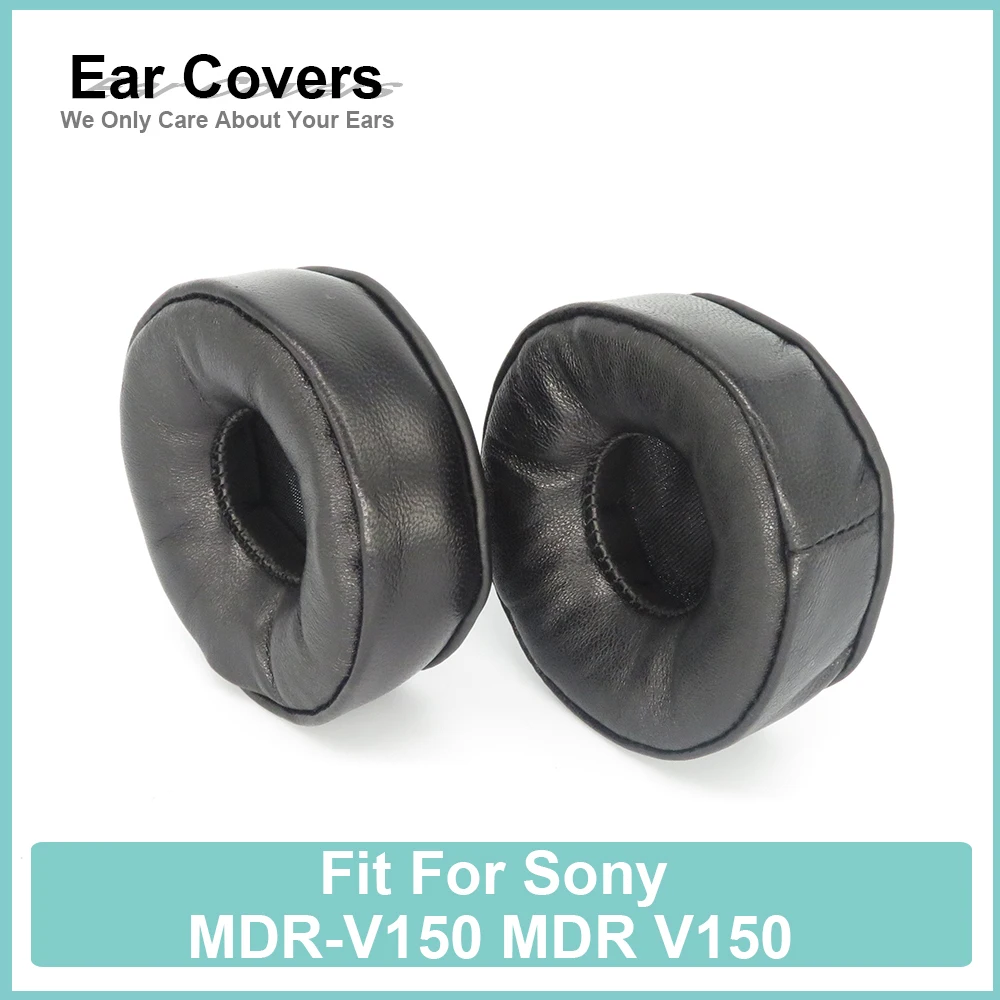 MDR-V150 MDR V150 Nút Tai Nghe Bằng Cho Sony Tai Nghe Da Cừu Mềm Mại Thoải Mái Earcushions Miếng Lót Xốp