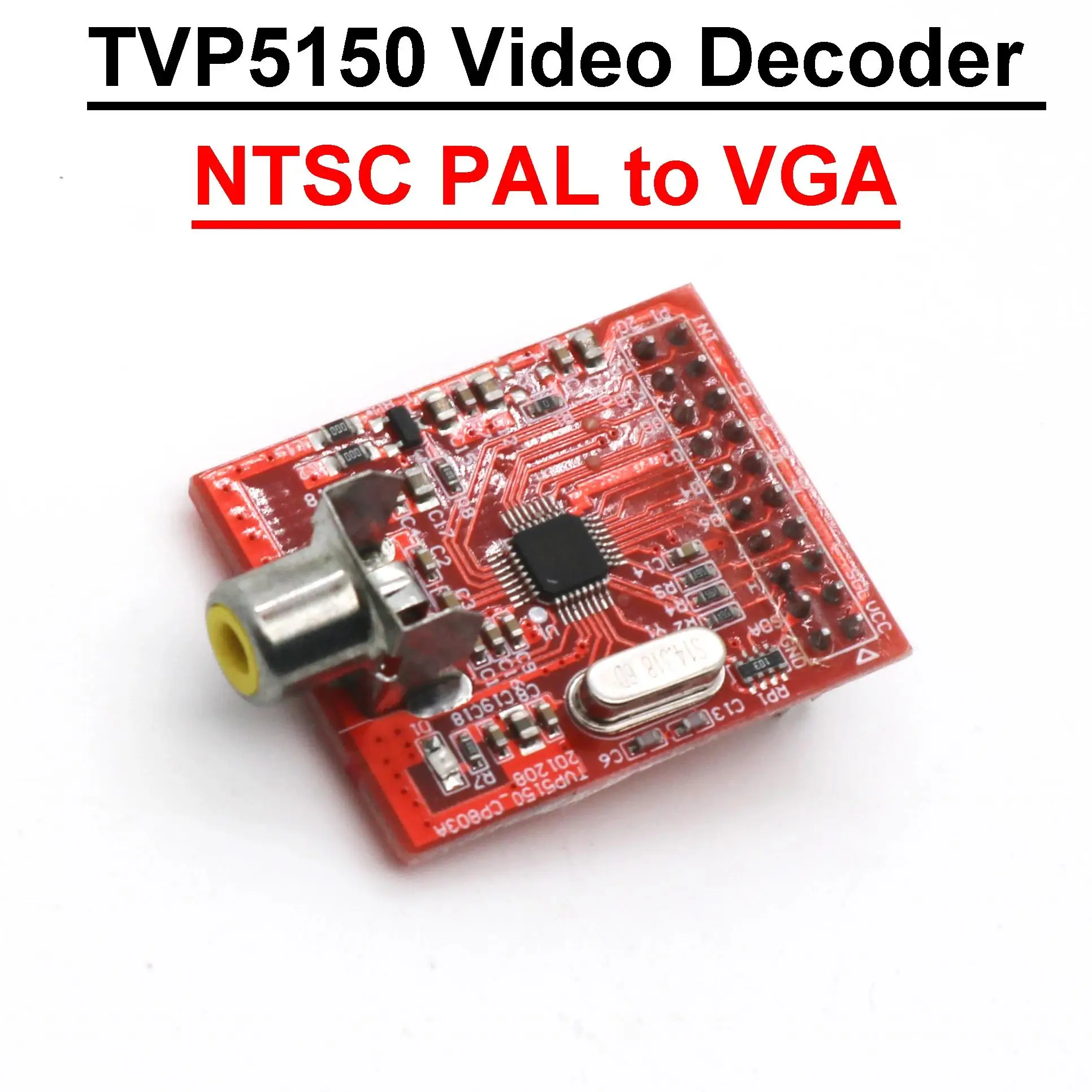 Image of TVP5150 Video Decoder Modul | NTSC/PAL zu Digital für FPGA | Analoger AV Kameraeingang & SDRAM Schnittstelle VGA Display Ausgang