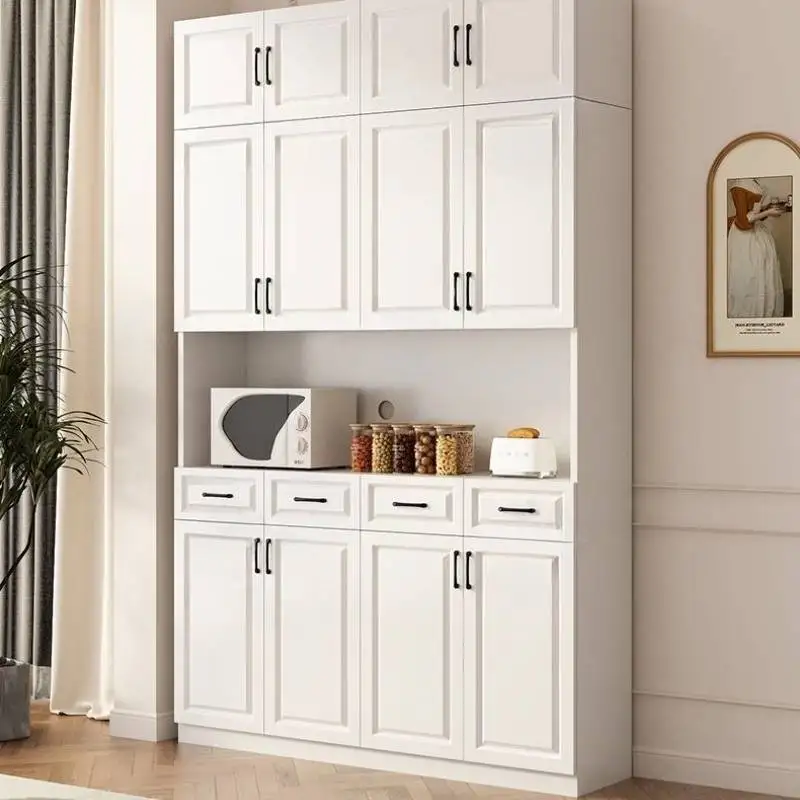 Rustic Kitchen Cabinets Organizer Shelf 80Cm Simple Narrow Storage Cabinets Modern Design Meuble Rangement Furniture Home