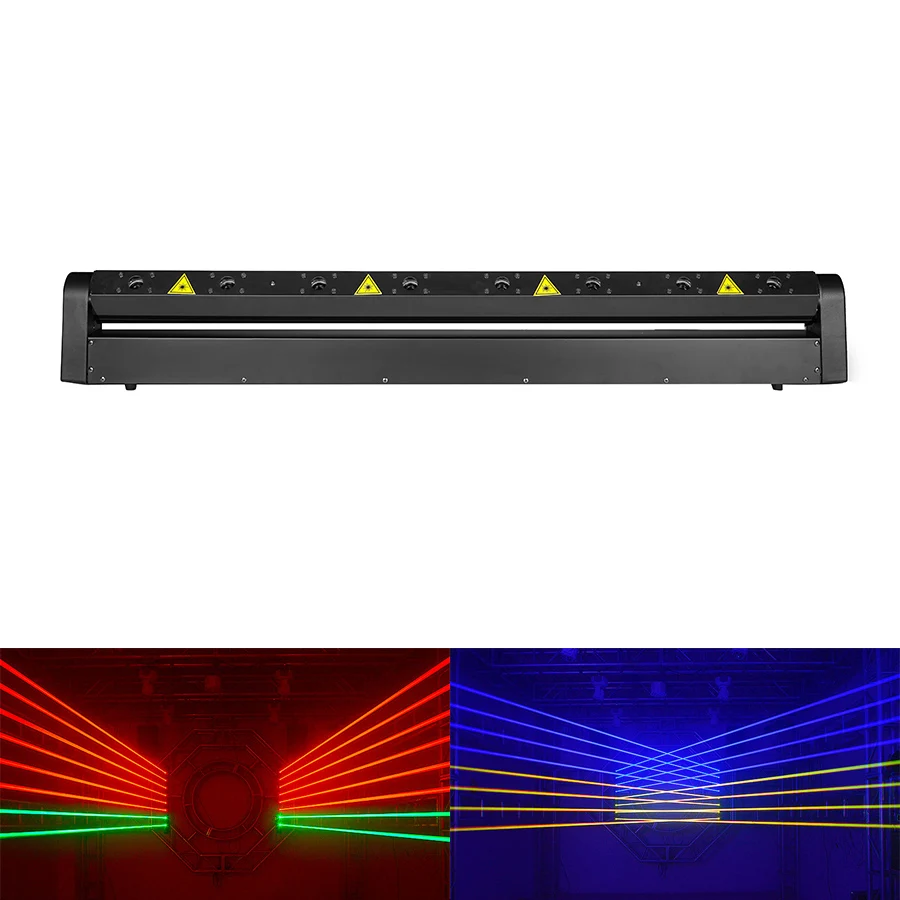 

Full Color 8-eye Moving Head Laser Light 8x500MW RGB 3in1 Suitable For Disco Lighting Wedding Performances DJ Bars And Professio