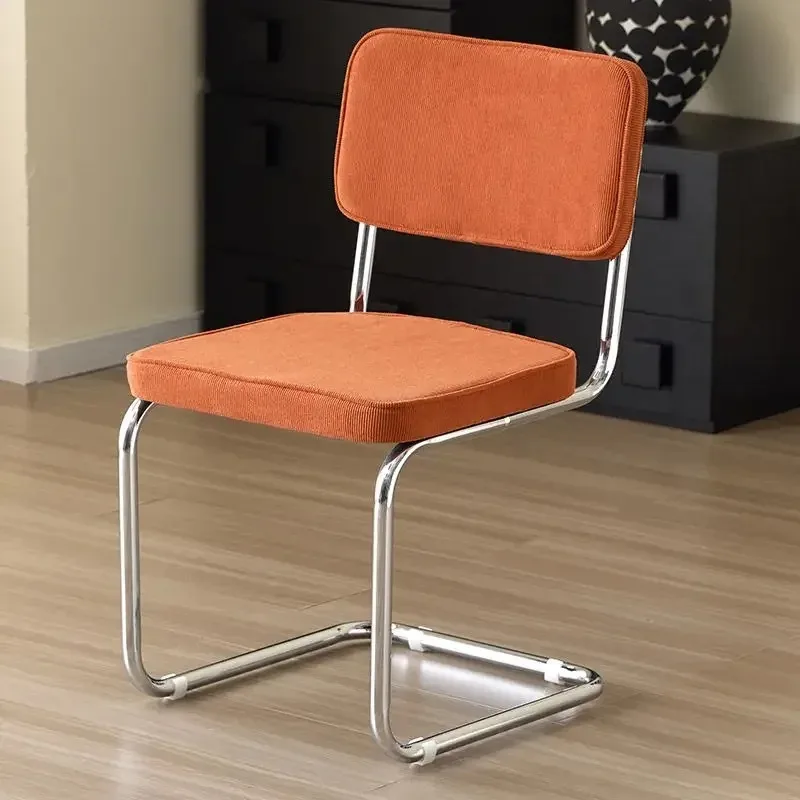 

ee-Retro Living Room Retro Dining Room Creative Bow-shaped Chair Home Bedroom Casual Backrest Chairs Study Cushioned Chairs