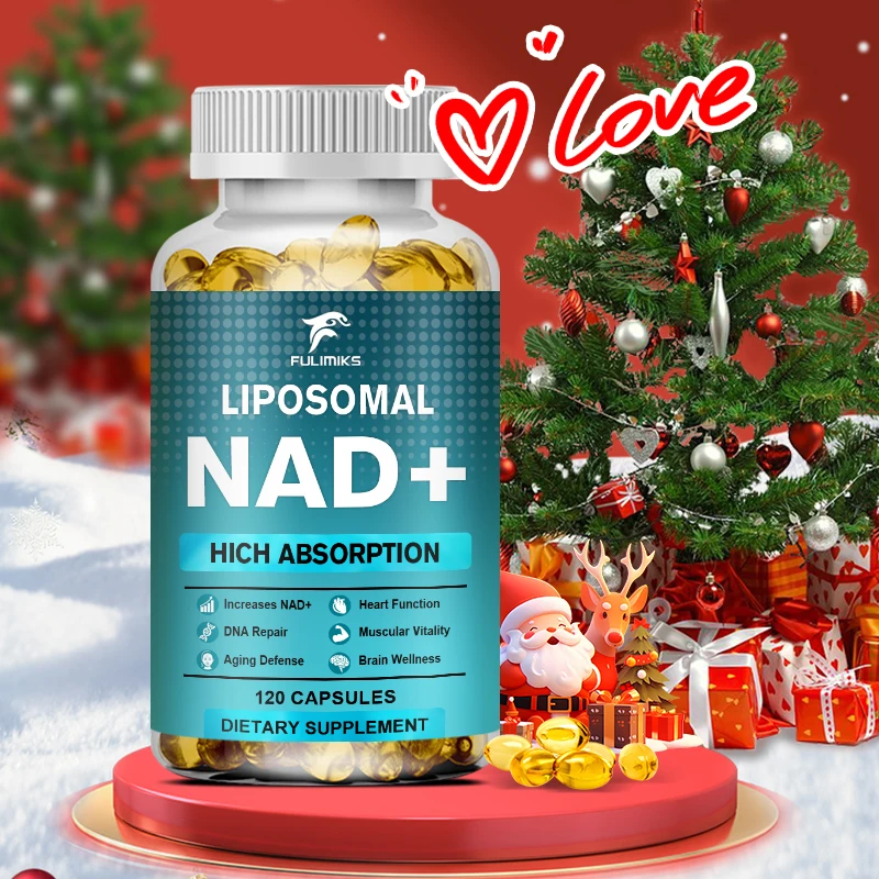 NAD Capsules Supplement 1200 mg, Liposomal NAD+ supplement - Aging Defense, Cellular Energy, Heart & Brain Function, Longevity