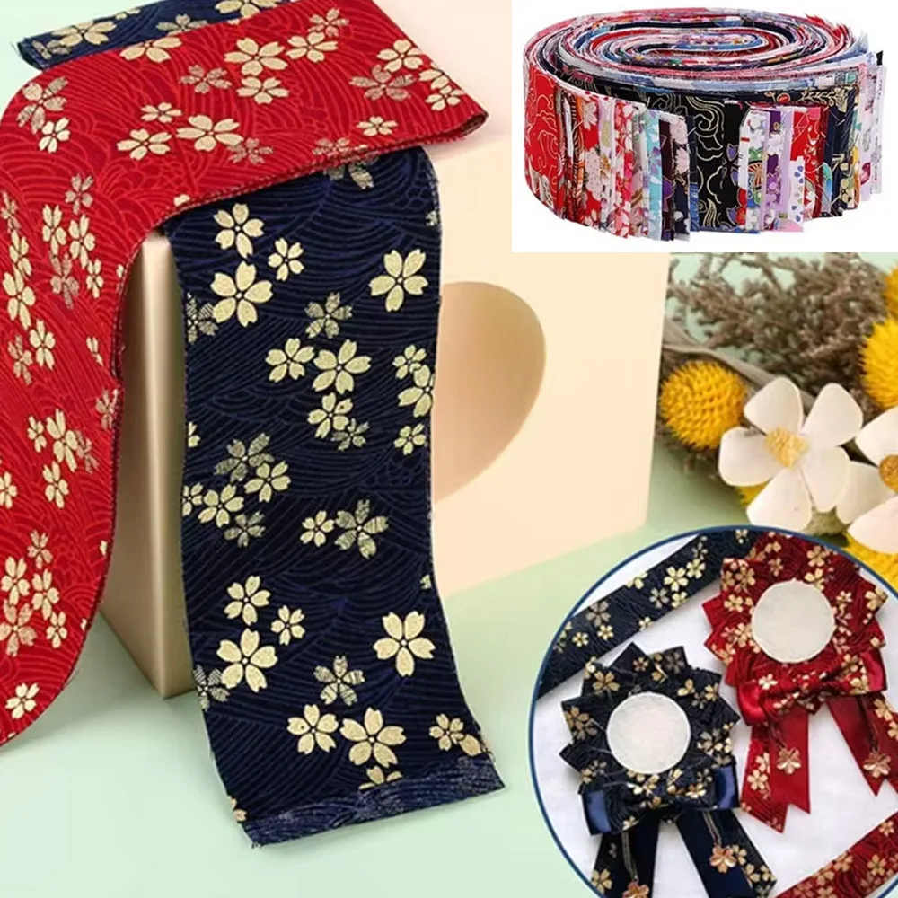 Floral Cotton Fabric Patchwork Roll