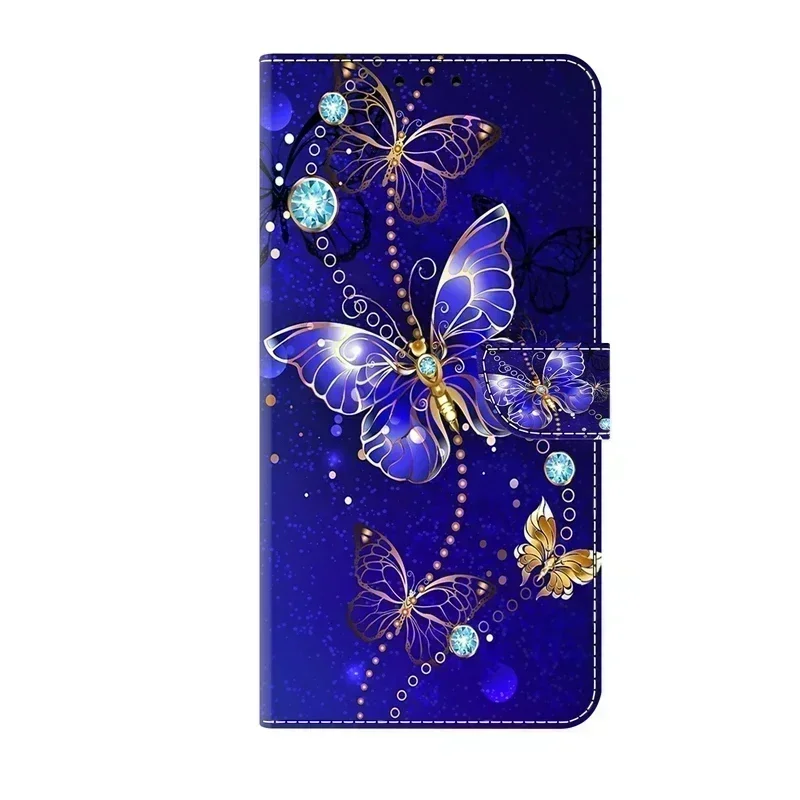 For iPhone 15 Pro Max Case Printed Pattern Wallet Flip Book Cover on for Apple 15 Pro iPhone 15Pro Max 15 Plus Phone Case Fundas