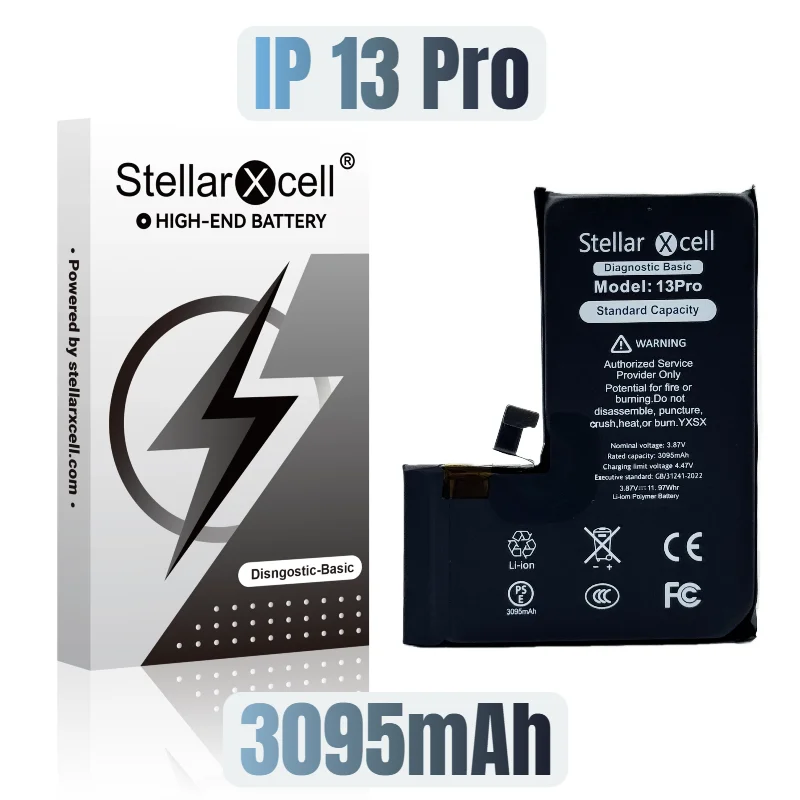 StellarXcell Diagnostische Batterij Show100 gezond  Origineel voor iPhone 12 13 14 15 mini Plus Pro Promax met gratis tools