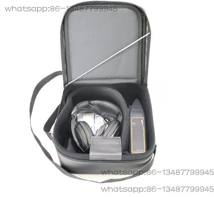 

Mechanical failure stethoscope Amber electronic sound diagnostic device Motor engine abnormal sound detection with earphones