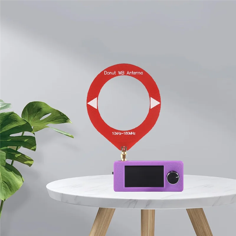 B04C-SI4732 1,9 inch IPS-scherm Mini-zakradio AM / FM / AM-scherm LSB USB-ingang 180Mhz Antenne SW MW / VHF-ontvanger