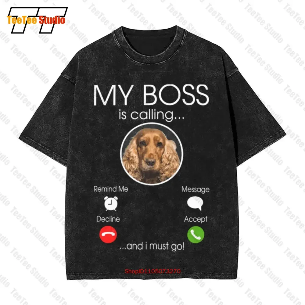 Cocker Spaniel Owner Vintage Oversized T-Shirt DKDV