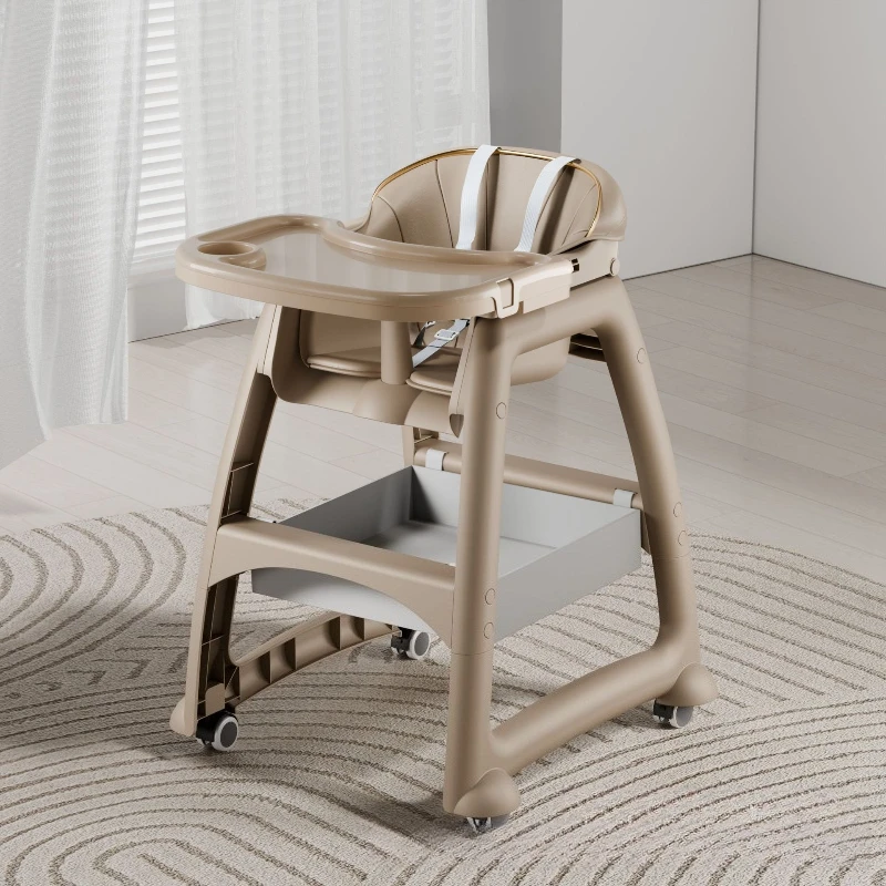 كرسي طعام سميك للأطفال، كرسي طعام تجاري متعدد الوظائف لمطعم الفندق، كرسي طعام للأطفال الرضع