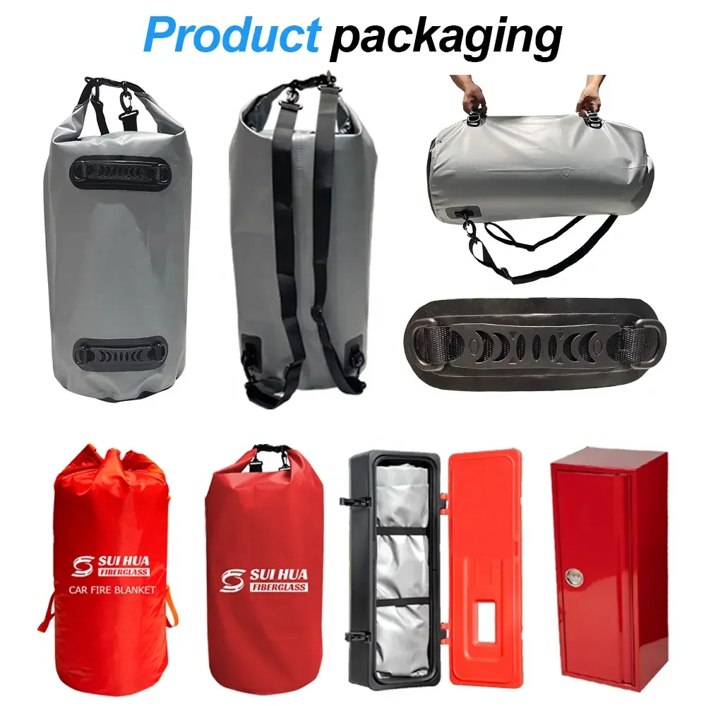 Manta Ignífuga Gris de Fibra d - Fire Blanket Fiberglass reseña y precio