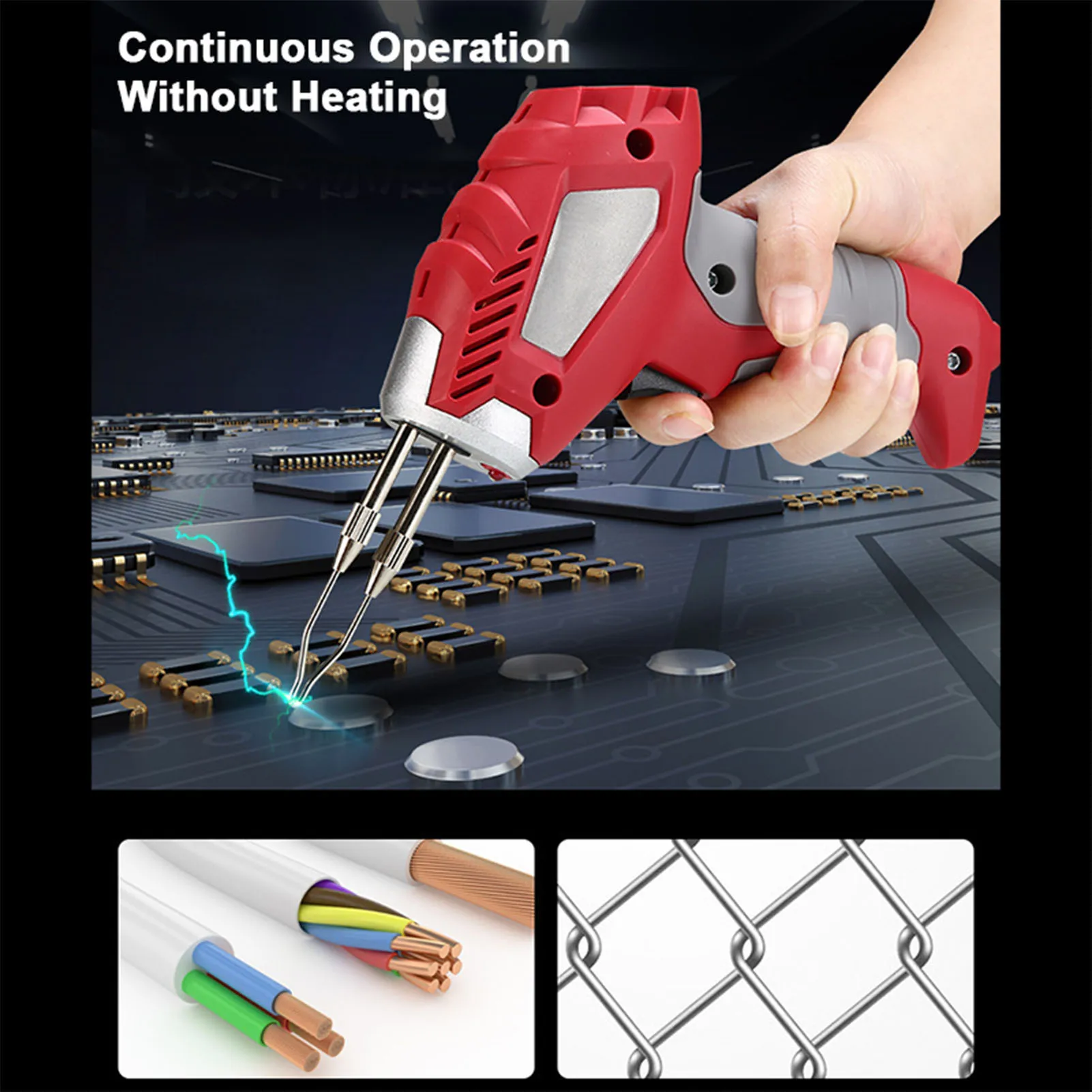 For Chip Phone Soldering Gun 180W 200℃ Manual Feeding Solder Iron Kit