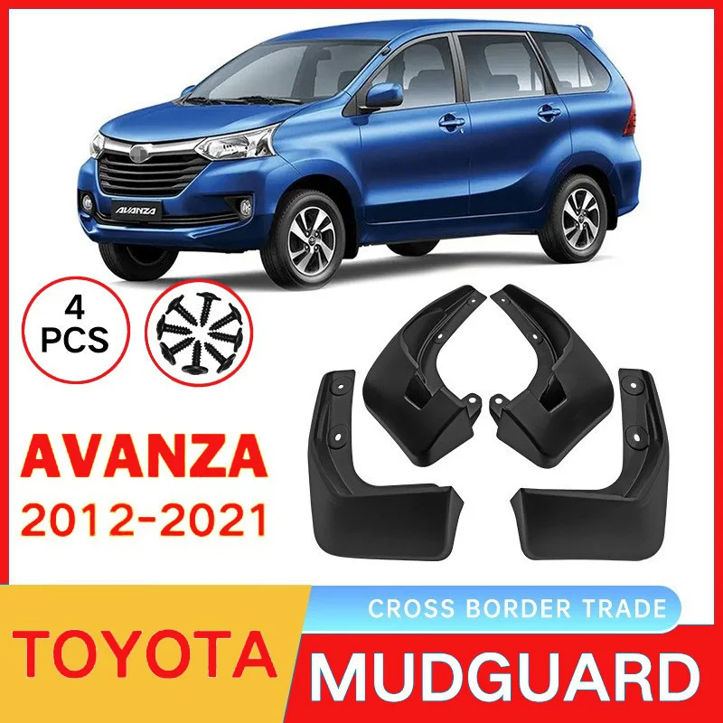 Adecuado para Toyota Avanza 2012-2021 guardabarros de neumático de coche piel de guardabarros de goma suave