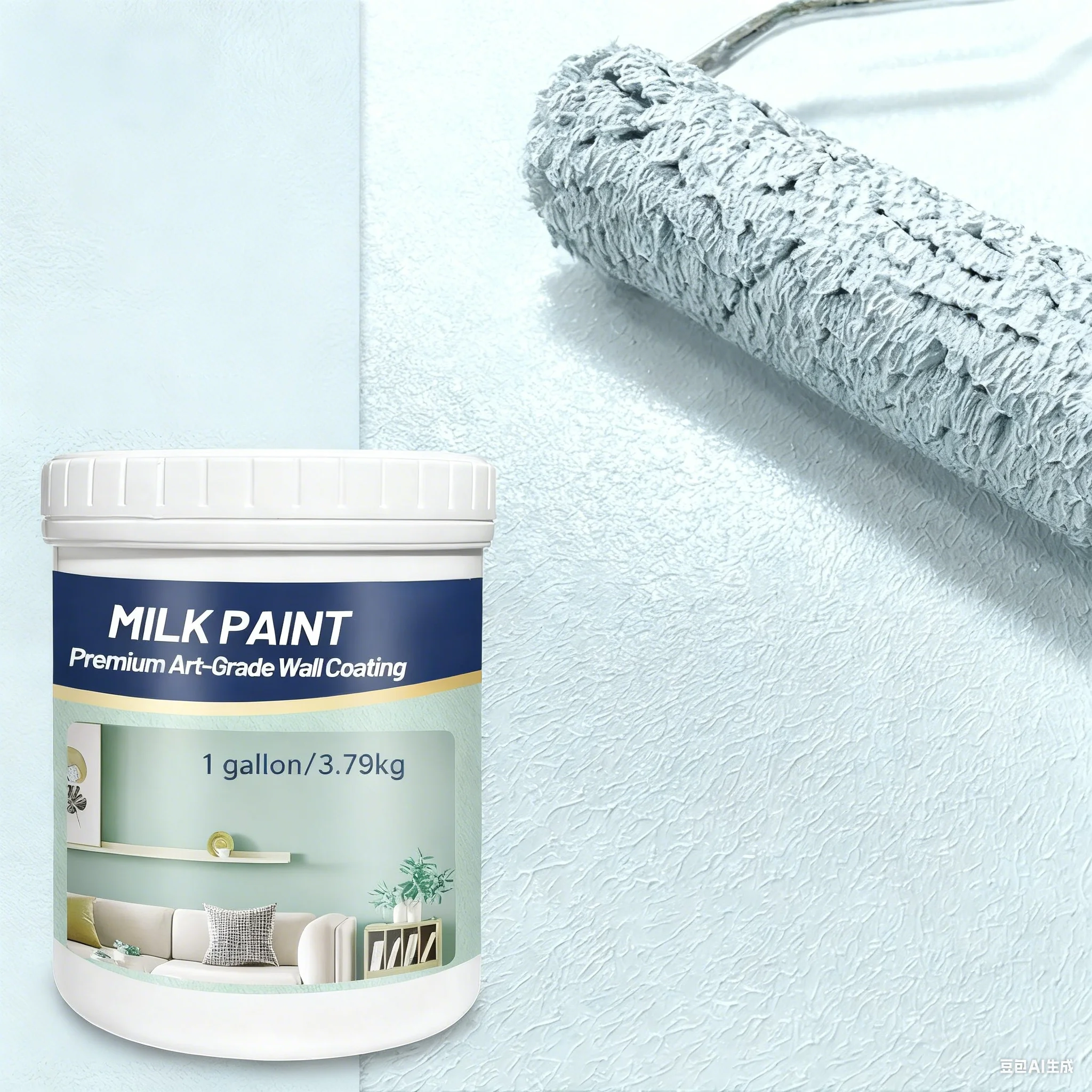 

Краска для интерьера стен 1 галлон/3,79 кг — ремонт и покрытие стен — подходит для покрытия пятен, царапин, использования своими руками