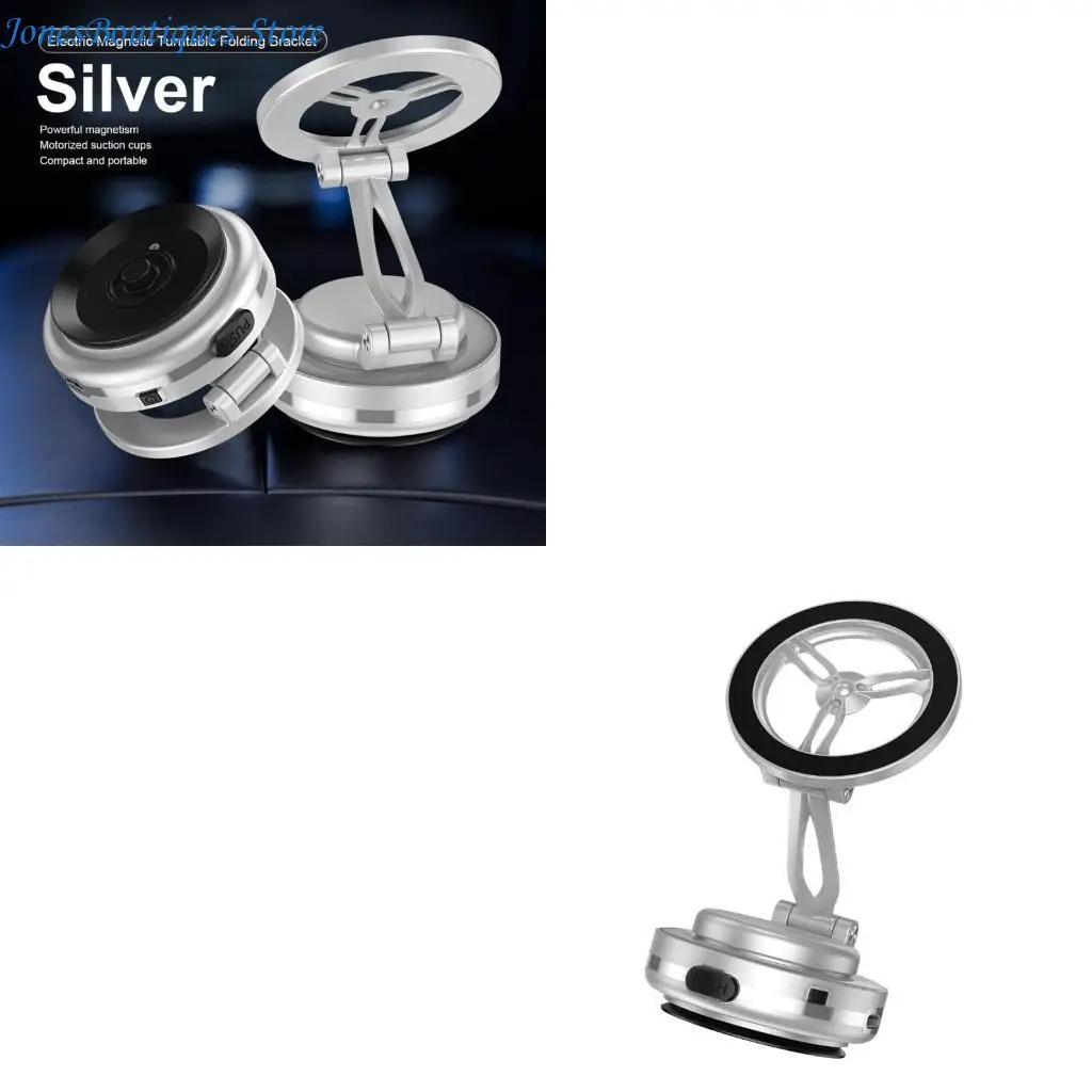 

Stable Car Mount Bracket, 360 Degree Rotation, Nonslip Grip for Phone Navigation W8KE